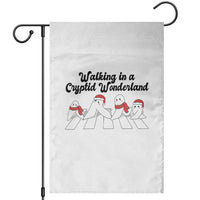 Funny Fresno Nightcrawlers Christmas Gift Garden Flag Walking In A Cryptid Wonderland - Wonder Print Shop