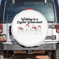 Funny Fresno Nightcrawlers Christmas Gift Spare Tire Cover Walking In A Cryptid Wonderland - Wonder Print Shop