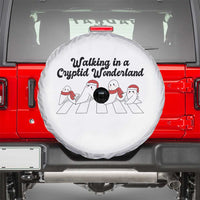 Funny Fresno Nightcrawlers Christmas Gift Spare Tire Cover Walking In A Cryptid Wonderland - Wonder Print Shop