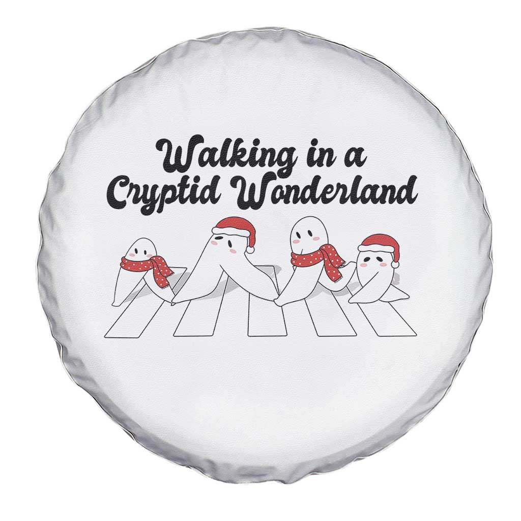 Funny Fresno Nightcrawlers Christmas Gift Spare Tire Cover Walking In A Cryptid Wonderland - Wonder Print Shop