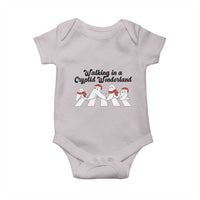 Funny Fresno Nightcrawlers Christmas Gift Baby Onesie Walking In A Cryptid Wonderland - Wonder Print Shop