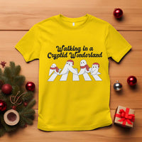 Funny Fresno Nightcrawlers Christmas Gift T Shirt Walking In A Cryptid Wonderland - Wonder Print Shop