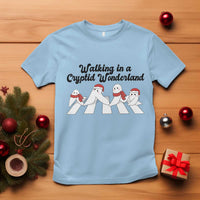 Funny Fresno Nightcrawlers Christmas Gift T Shirt Walking In A Cryptid Wonderland - Wonder Print Shop