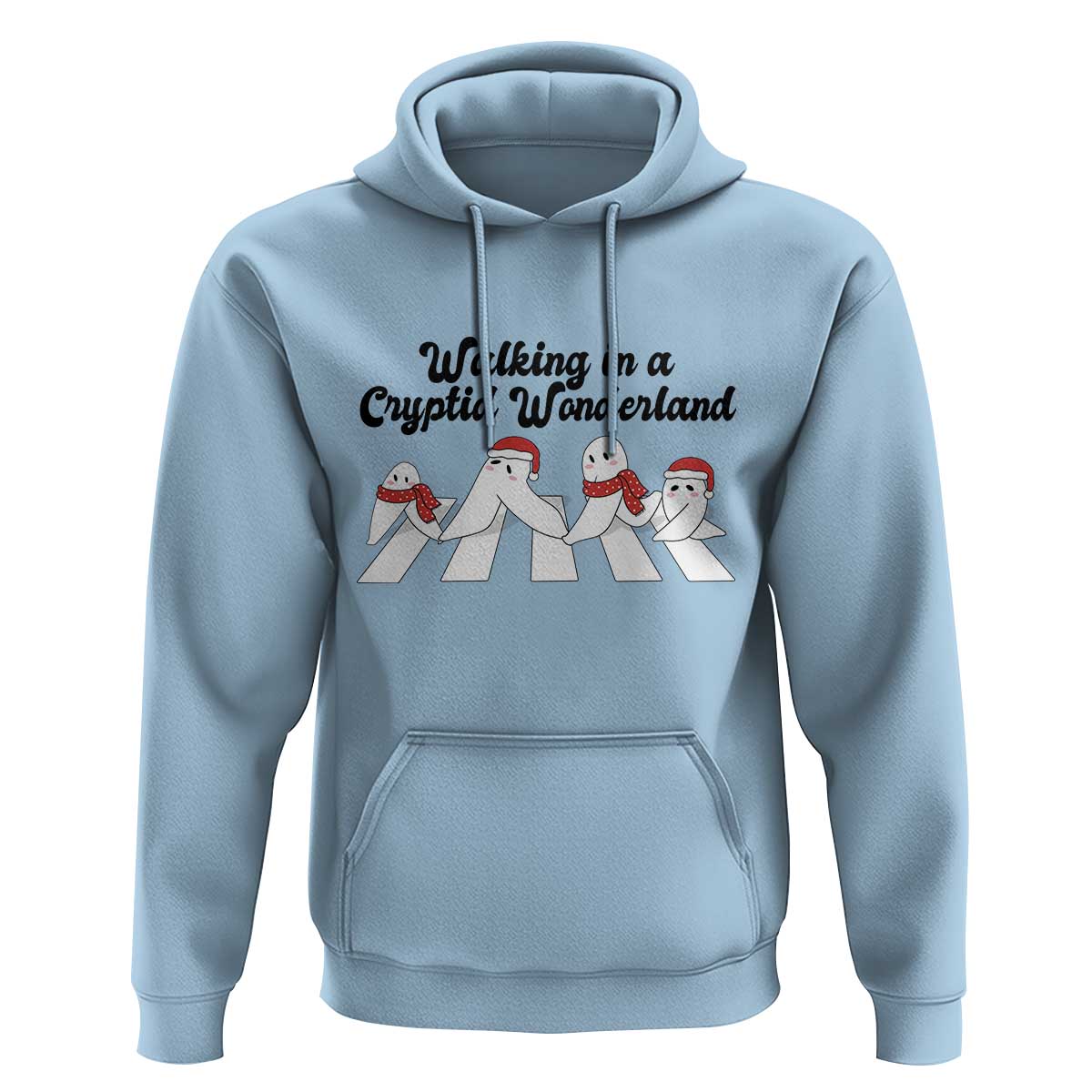 Funny Fresno Nightcrawlers Christmas Gift Hoodie Walking In A Cryptid Wonderland - Wonder Print Shop