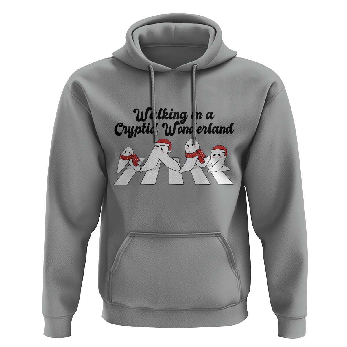 Funny Fresno Nightcrawlers Christmas Gift Hoodie Walking In A Cryptid Wonderland - Wonder Print Shop