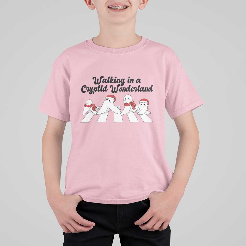Funny Fresno Nightcrawlers Christmas Gift T Shirt For Kid Walking In A Cryptid Wonderland - Wonder Print Shop