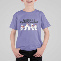 Funny Fresno Nightcrawlers Christmas Gift T Shirt For Kid Walking In A Cryptid Wonderland - Wonder Print Shop
