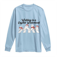 Funny Fresno Nightcrawlers Christmas Gift Long Sleeve Shirt Walking In A Cryptid Wonderland - Wonder Print Shop