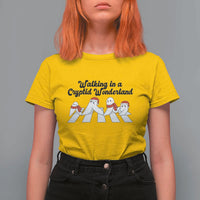 Funny Fresno Nightcrawlers Christmas Gift T Shirt For Women Walking In A Cryptid Wonderland - Wonder Print Shop