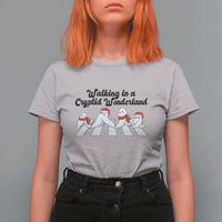 Funny Fresno Nightcrawlers Christmas Gift T Shirt For Women Walking In A Cryptid Wonderland - Wonder Print Shop