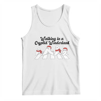 Funny Fresno Nightcrawlers Christmas Gift Tank Top Walking In A Cryptid Wonderland - Wonder Print Shop