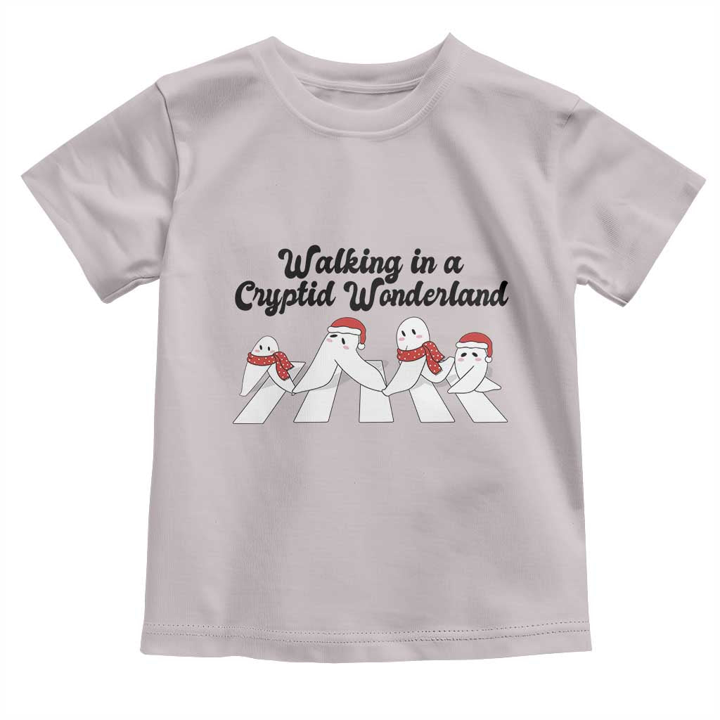 Funny Fresno Nightcrawlers Christmas Gift Toddler T Shirt Walking In A Cryptid Wonderland - Wonder Print Shop