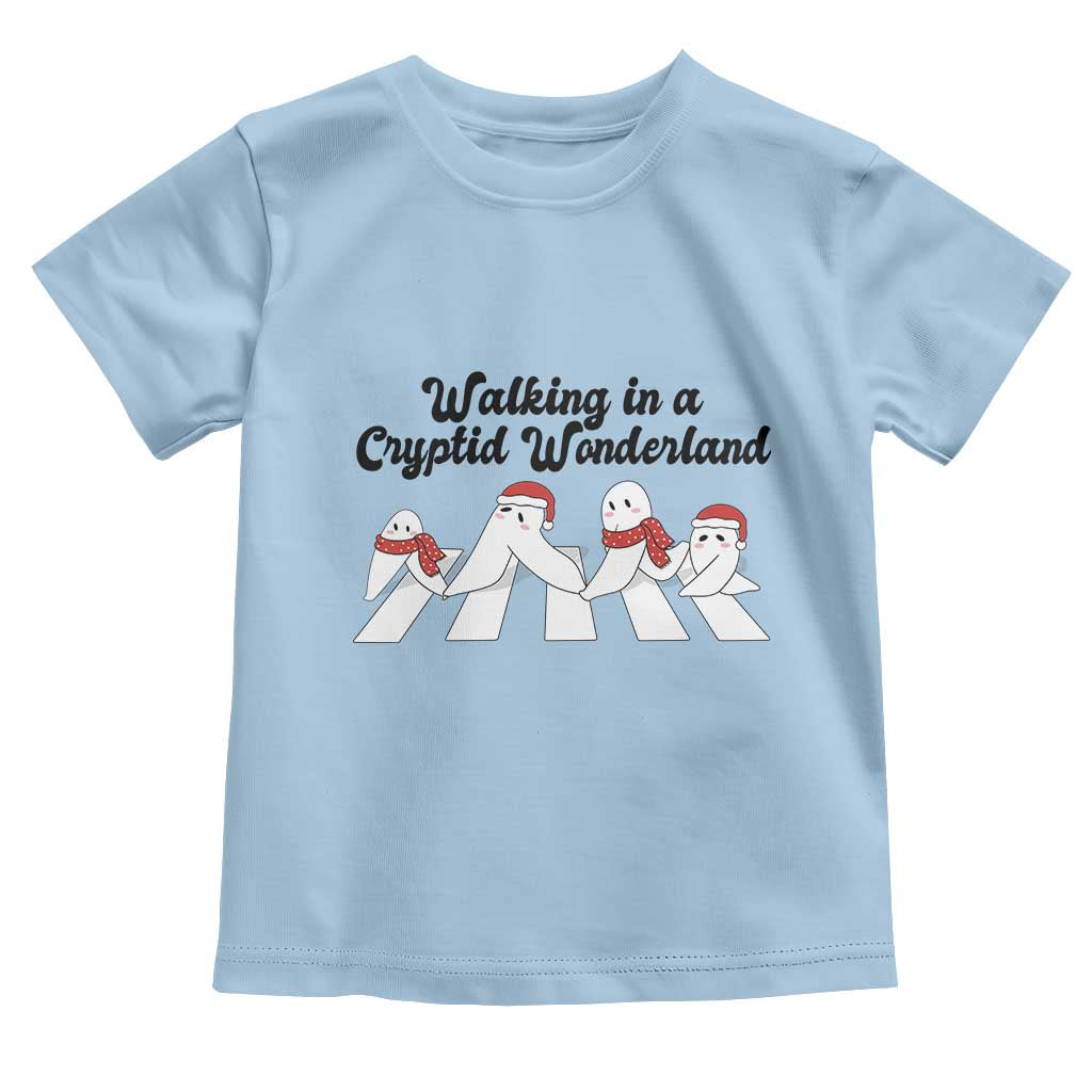 Funny Fresno Nightcrawlers Christmas Gift Toddler T Shirt Walking In A Cryptid Wonderland - Wonder Print Shop