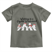 Funny Fresno Nightcrawlers Christmas Gift Toddler T Shirt Walking In A Cryptid Wonderland - Wonder Print Shop