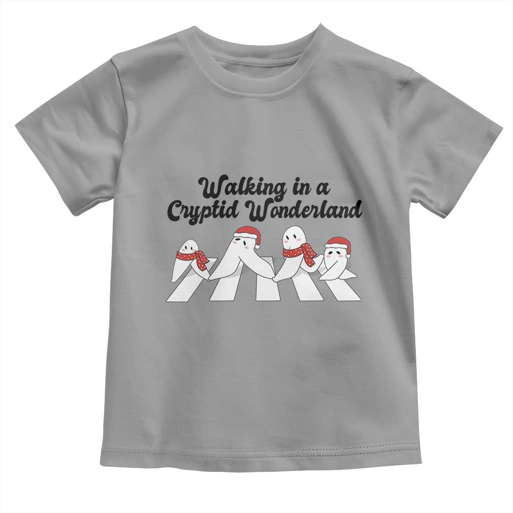 Funny Fresno Nightcrawlers Christmas Gift Toddler T Shirt Walking In A Cryptid Wonderland - Wonder Print Shop
