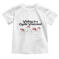 Funny Fresno Nightcrawlers Christmas Gift Toddler T Shirt Walking In A Cryptid Wonderland - Wonder Print Shop
