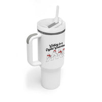 Funny Fresno Nightcrawlers Christmas Gift Tumbler With Handle Walking In A Cryptid Wonderland - Wonder Print Shop