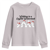 Funny Fresno Nightcrawlers Christmas Gift Youth Sweatshirt Walking In A Cryptid Wonderland - Wonder Print Shop