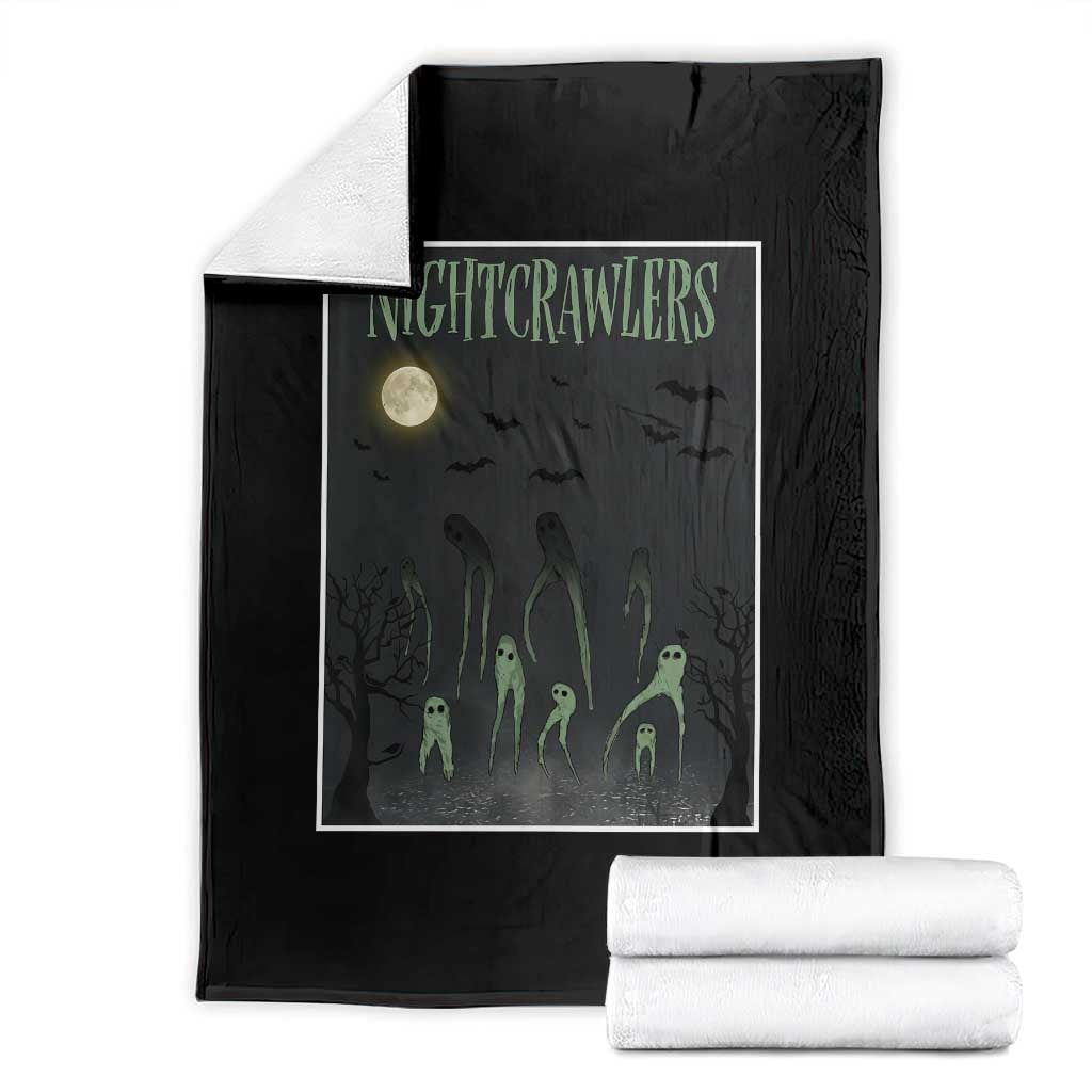 Fresno Nightcrawlers Throw Blanket Gothic Cryptid Horror Fan Gift - Wonder Print Shop