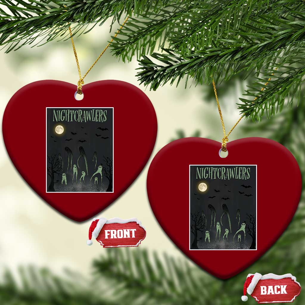 Fresno Nightcrawlers Ceramic Ornament Gothic Cryptid Horror Fan Gift - Wonder Print Shop