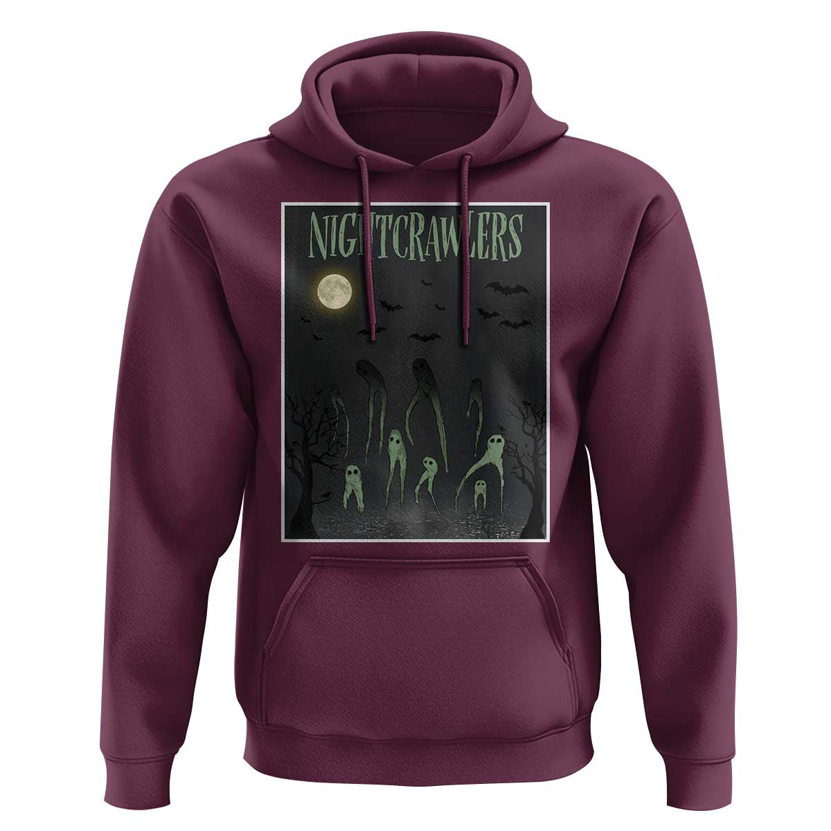 Fresno Nightcrawlers Hoodie Gothic Cryptid Horror Fan Gift - Wonder Print Shop