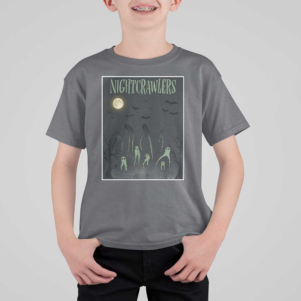 Fresno Nightcrawlers T Shirt For Kid Gothic Cryptid Horror Fan Gift - Wonder Print Shop