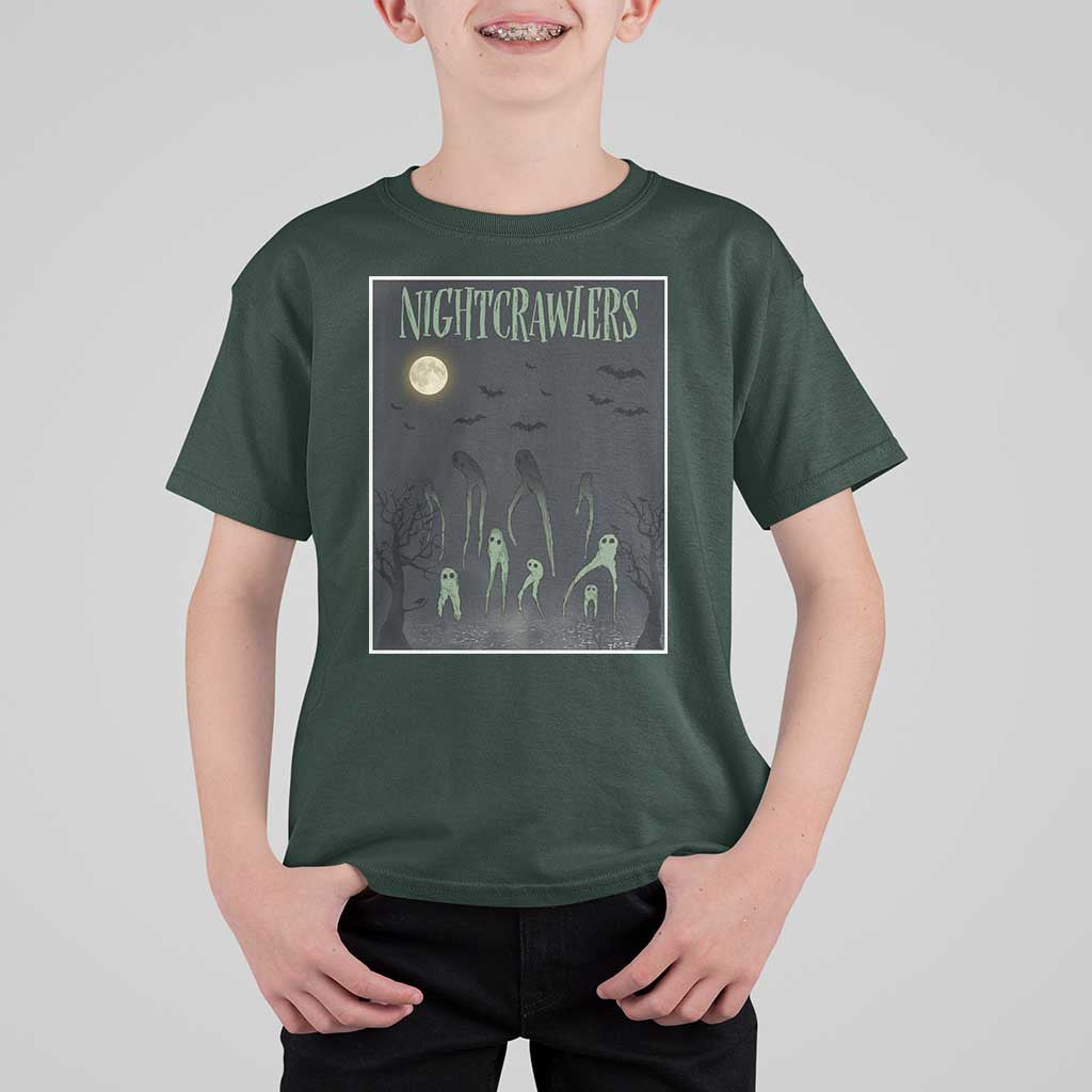 Fresno Nightcrawlers T Shirt For Kid Gothic Cryptid Horror Fan Gift - Wonder Print Shop