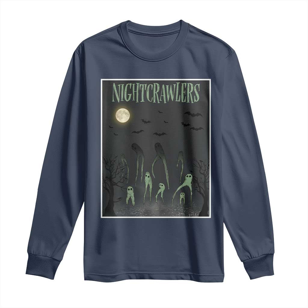 Fresno Nightcrawlers Long Sleeve Shirt Gothic Cryptid Horror Fan Gift - Wonder Print Shop