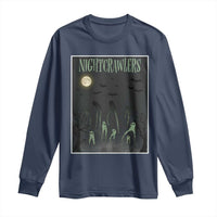 Fresno Nightcrawlers Long Sleeve Shirt Gothic Cryptid Horror Fan Gift - Wonder Print Shop