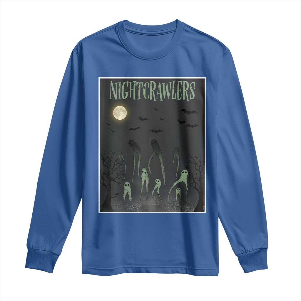 Fresno Nightcrawlers Long Sleeve Shirt Gothic Cryptid Horror Fan Gift - Wonder Print Shop