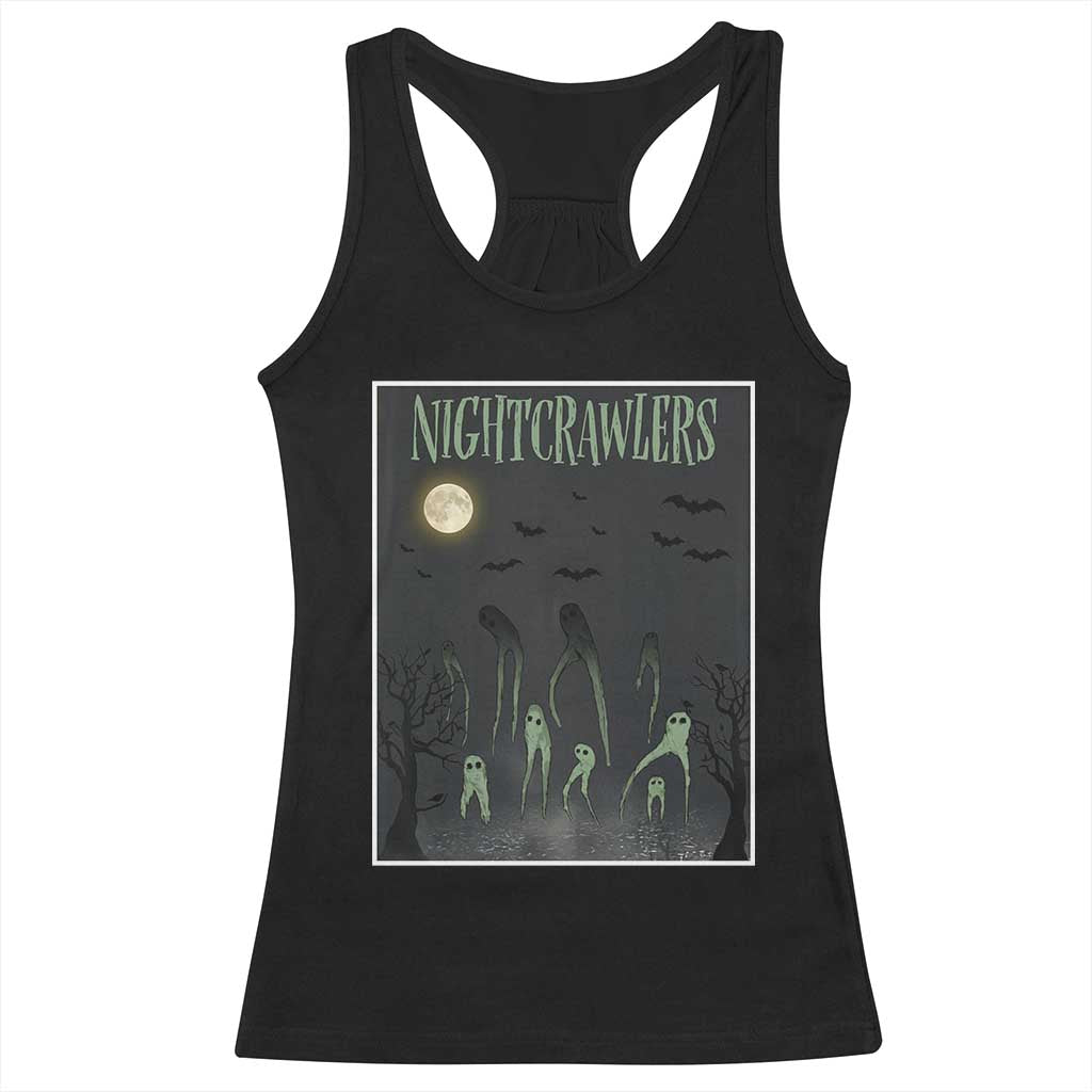 Fresno Nightcrawlers Racerback Tank Top Gothic Cryptid Horror Fan Gift - Wonder Print Shop