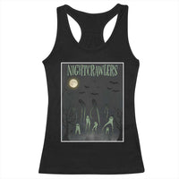 Fresno Nightcrawlers Racerback Tank Top Gothic Cryptid Horror Fan Gift - Wonder Print Shop