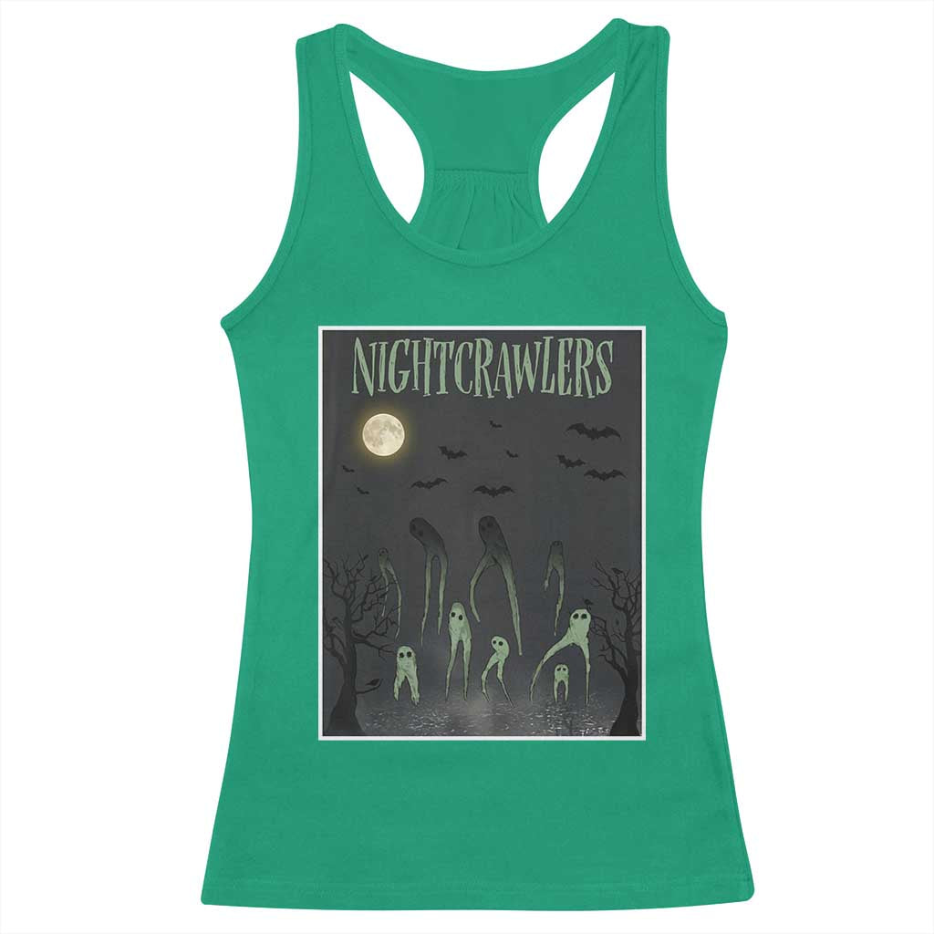 Fresno Nightcrawlers Racerback Tank Top Gothic Cryptid Horror Fan Gift - Wonder Print Shop