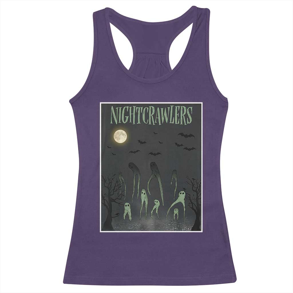 Fresno Nightcrawlers Racerback Tank Top Gothic Cryptid Horror Fan Gift - Wonder Print Shop