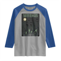 Fresno Nightcrawlers Raglan Shirt Gothic Cryptid Horror Fan Gift - Wonder Print Shop