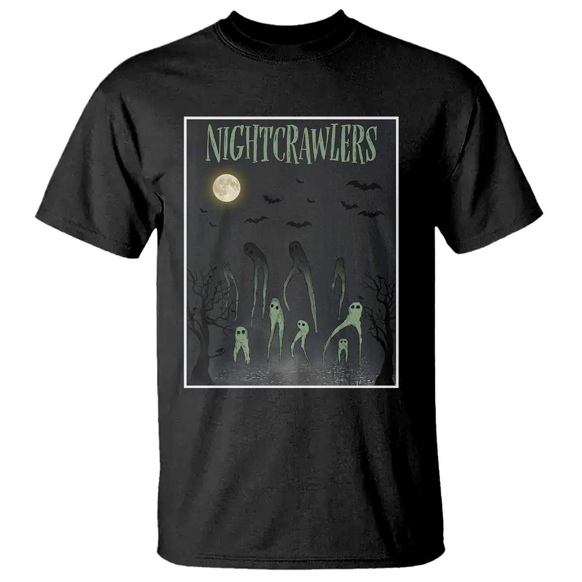 Fresno Nightcrawlers T Shirt Gothic Cryptid Horror Fan Gift - Wonder Print Shop