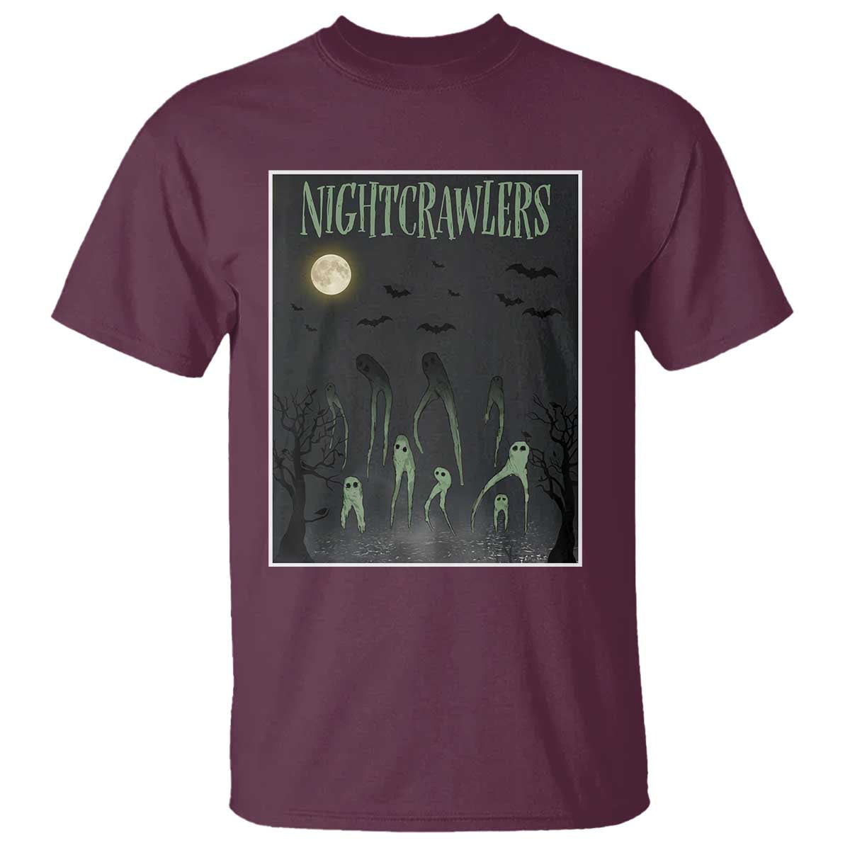 Fresno Nightcrawlers T Shirt Gothic Cryptid Horror Fan Gift - Wonder Print Shop