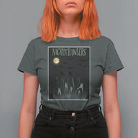 Fresno Nightcrawlers T Shirt For Women Gothic Cryptid Horror Fan Gift - Wonder Print Shop