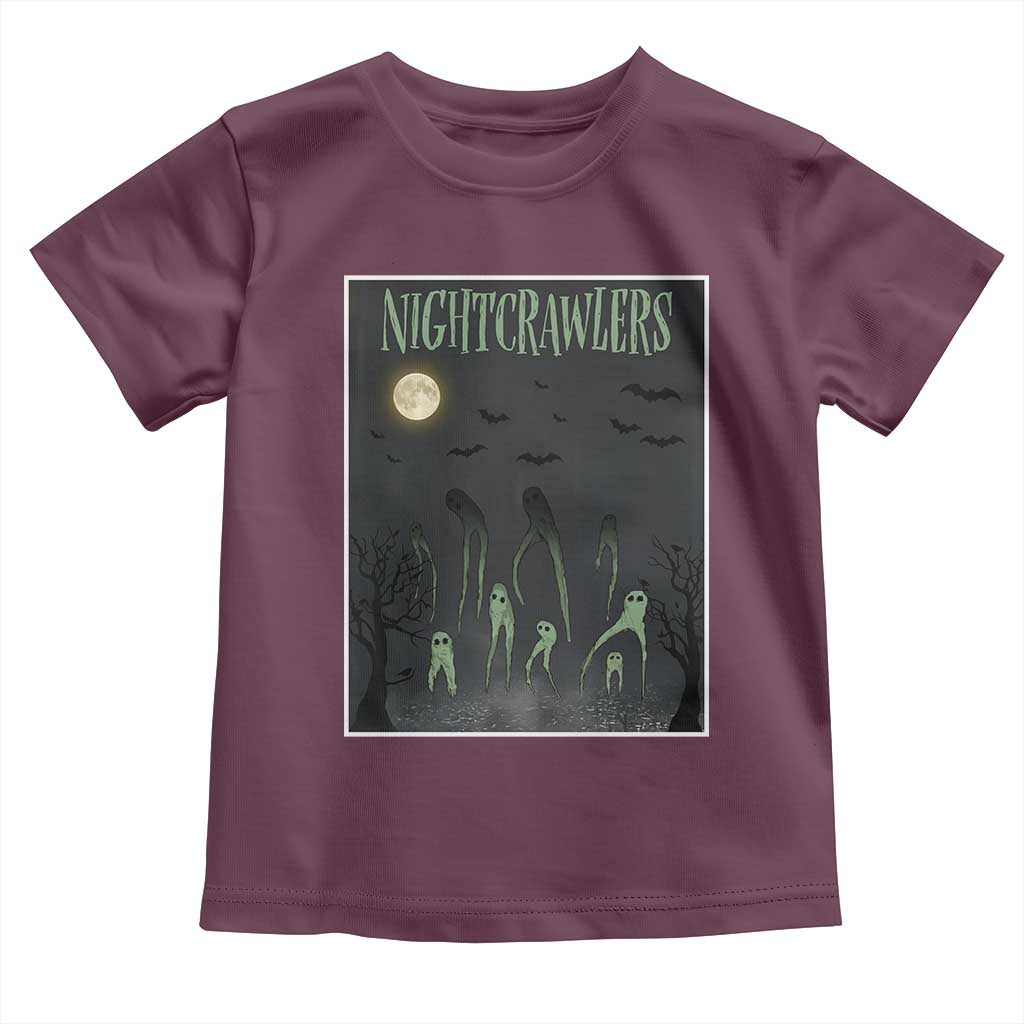 Fresno Nightcrawlers Toddler T Shirt Gothic Cryptid Horror Fan Gift - Wonder Print Shop