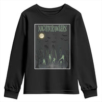 Fresno Nightcrawlers Youth Sweatshirt Gothic Cryptid Horror Fan Gift - Wonder Print Shop