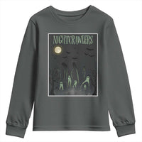 Fresno Nightcrawlers Youth Sweatshirt Gothic Cryptid Horror Fan Gift - Wonder Print Shop