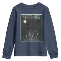 Fresno Nightcrawlers Youth Sweatshirt Gothic Cryptid Horror Fan Gift - Wonder Print Shop