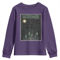 Fresno Nightcrawlers Youth Sweatshirt Gothic Cryptid Horror Fan Gift - Wonder Print Shop