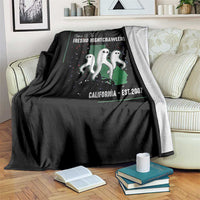 Fresno Nightcrawlers Throw Blanket Home Of California Cryptid Gift - Wonder Print Shop