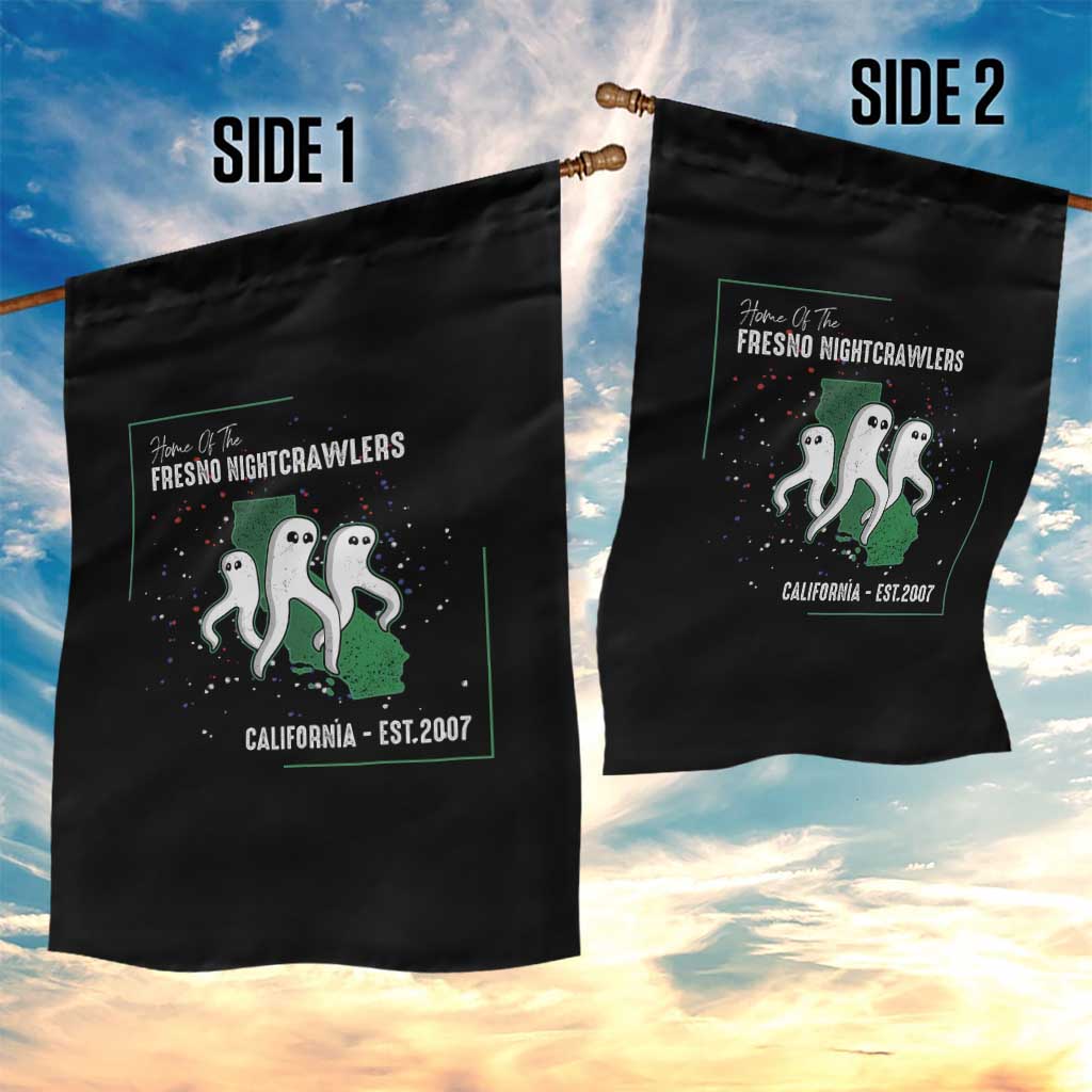 Fresno Nightcrawlers Garden Flag Home Of California Cryptid Gift - Wonder Print Shop