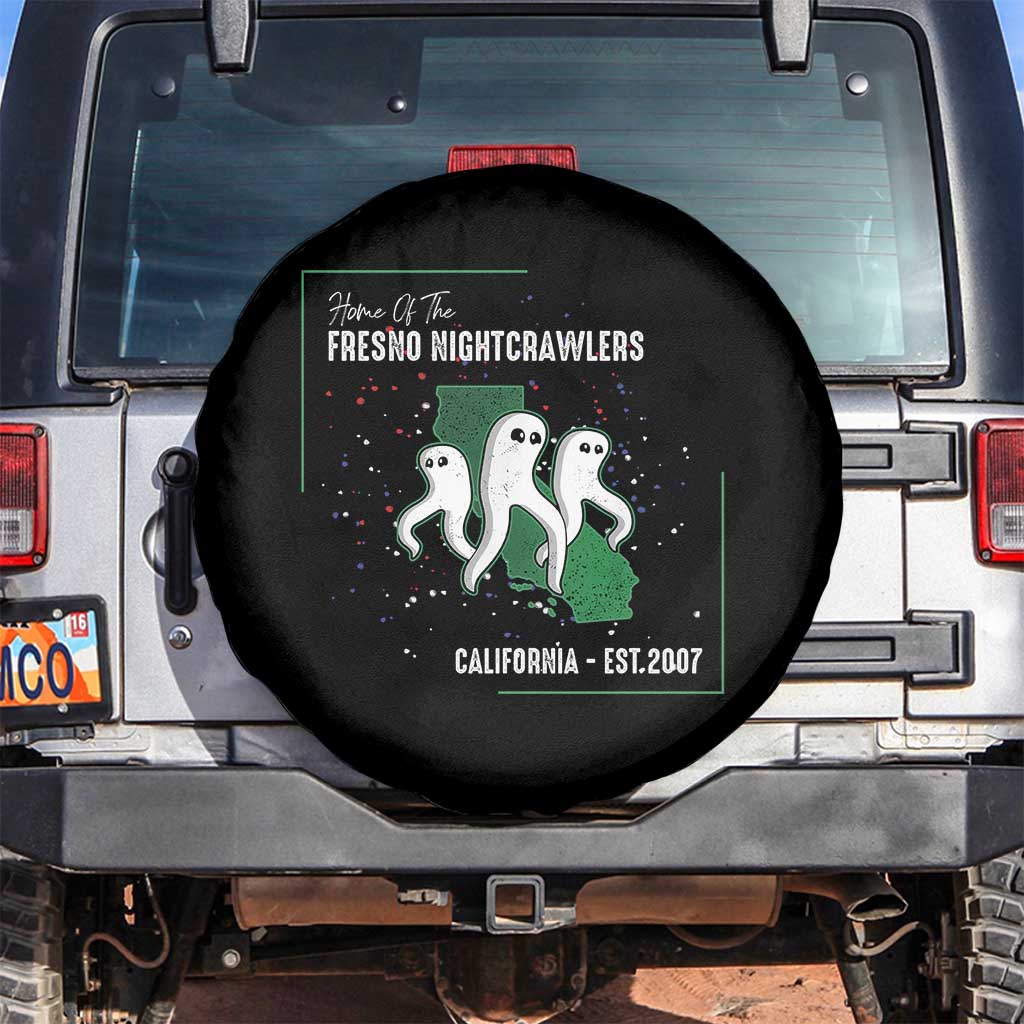 Fresno Nightcrawlers Spare Tire Cover Home Of California Cryptid Gift - Wonder Print Shop