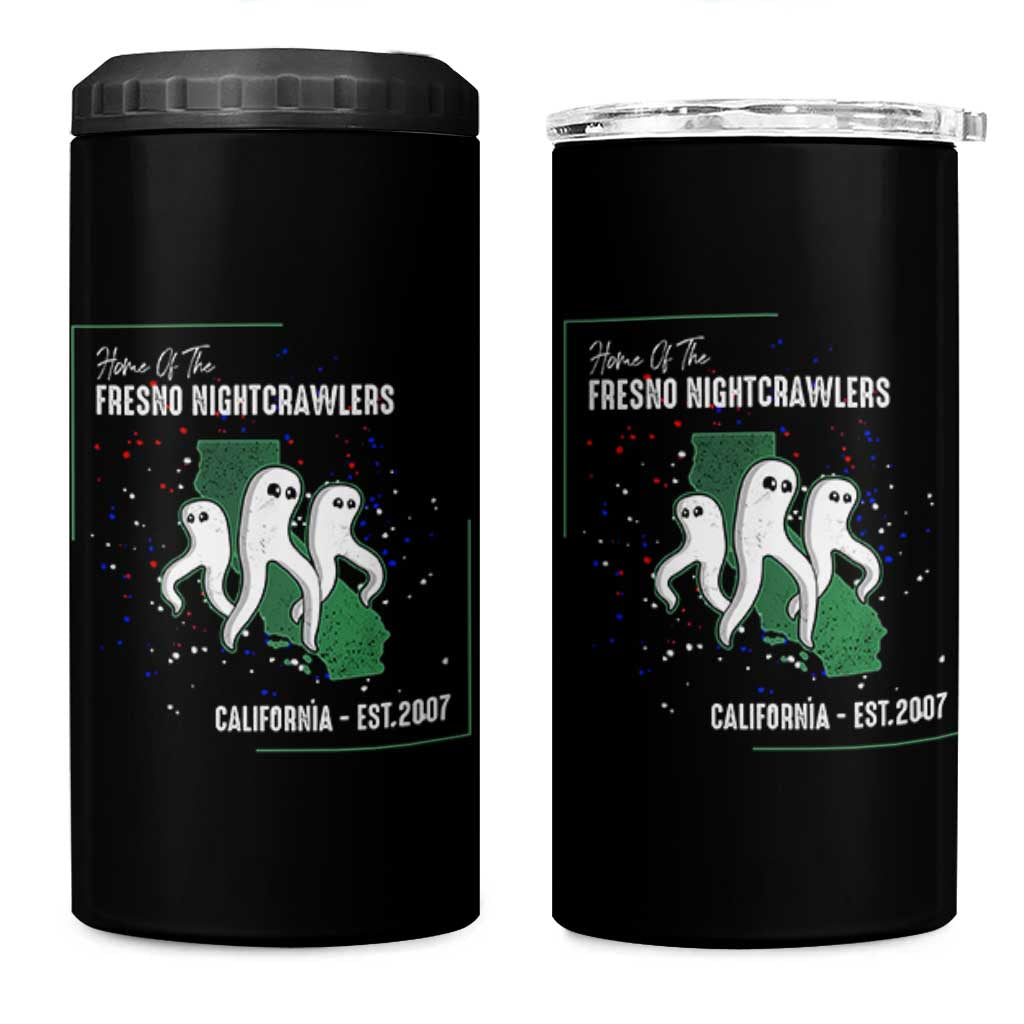 Fresno Nightcrawlers 4 in 1 Can Cooler Tumbler Home Of California Cryptid Gift - Wonder Print Shop
