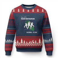 Fresno Nightcrawlers Ugly Christmas Sweater Home Of California Cryptid Gift - Wonder Print Shop