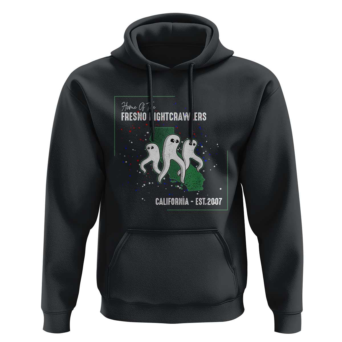 Fresno Nightcrawlers Hoodie Home Of California Cryptid Gift - Wonder Print Shop
