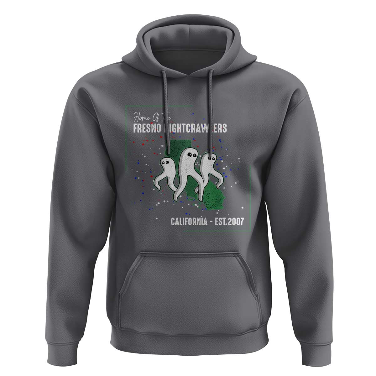Fresno Nightcrawlers Hoodie Home Of California Cryptid Gift - Wonder Print Shop